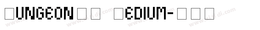 DungeonRR Medium字体转换